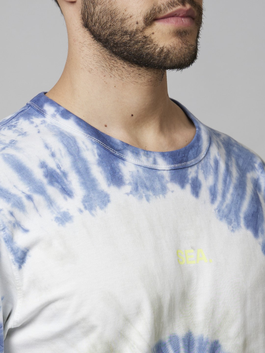 Celio Men Multi Dyed Boxy Fit Cotton T-Shirts