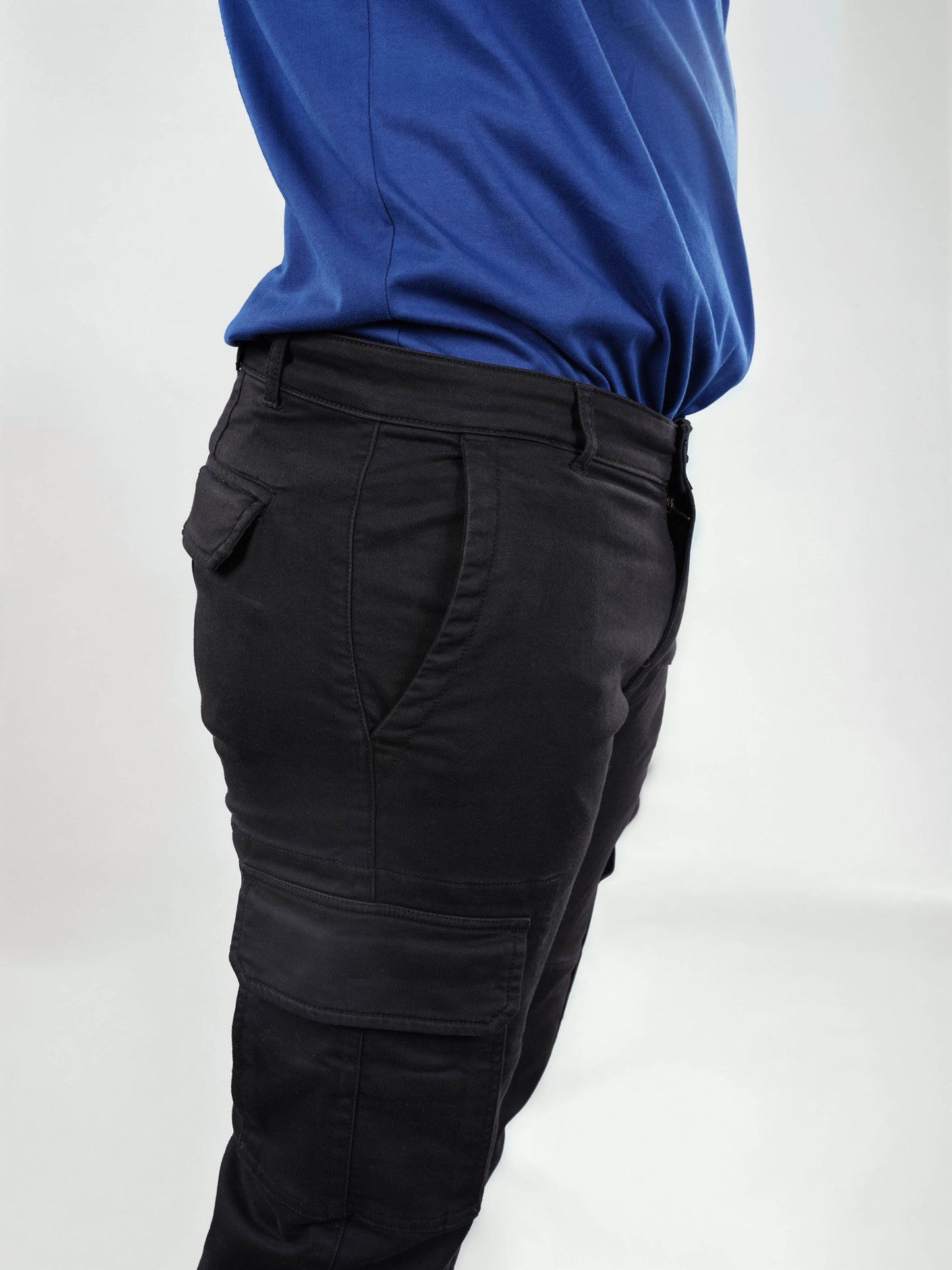 Celio Men Black Solid Straight Fit Cotton Jeans