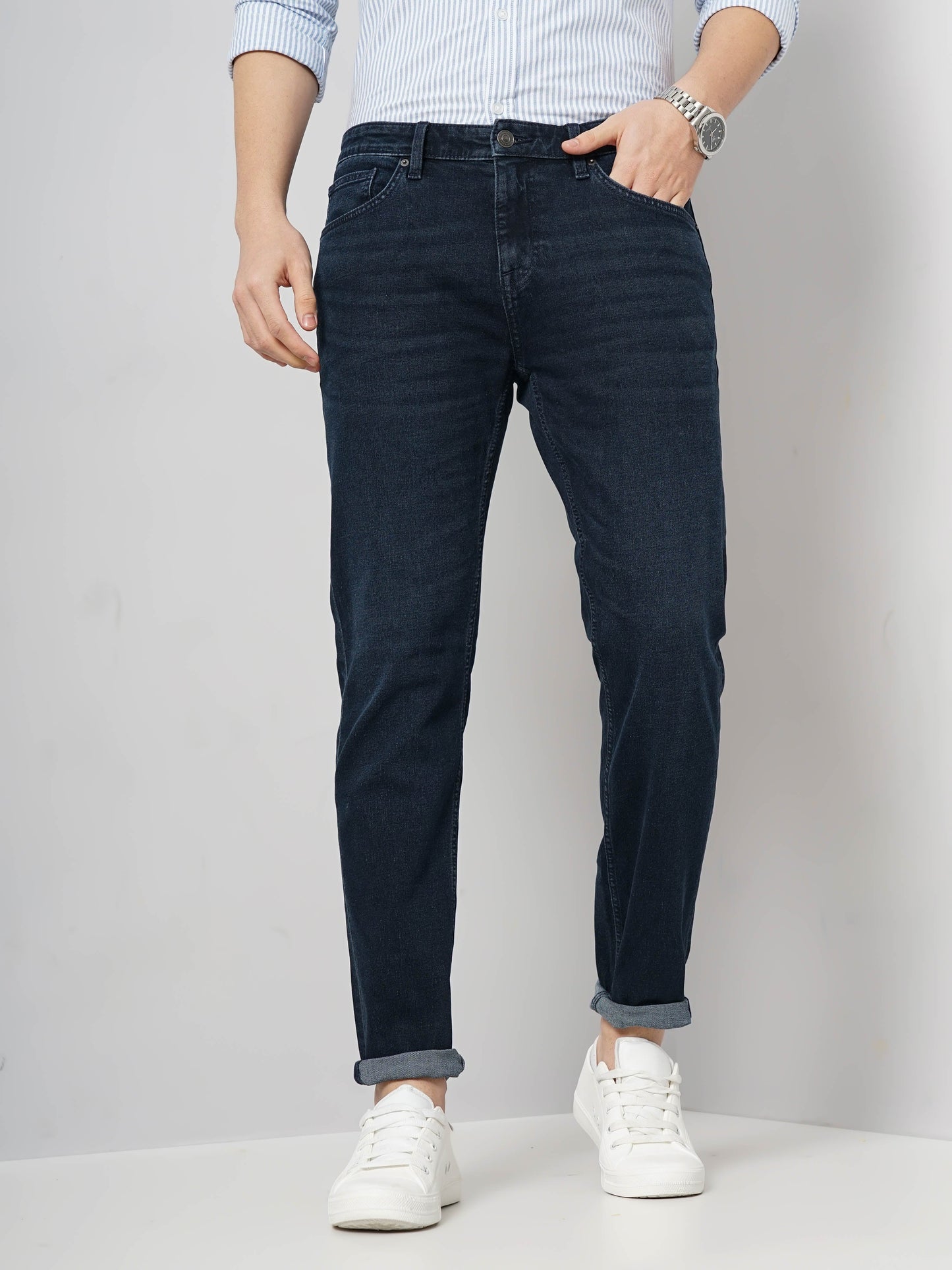 Celio* Cotton Slim Fit Blue Jean