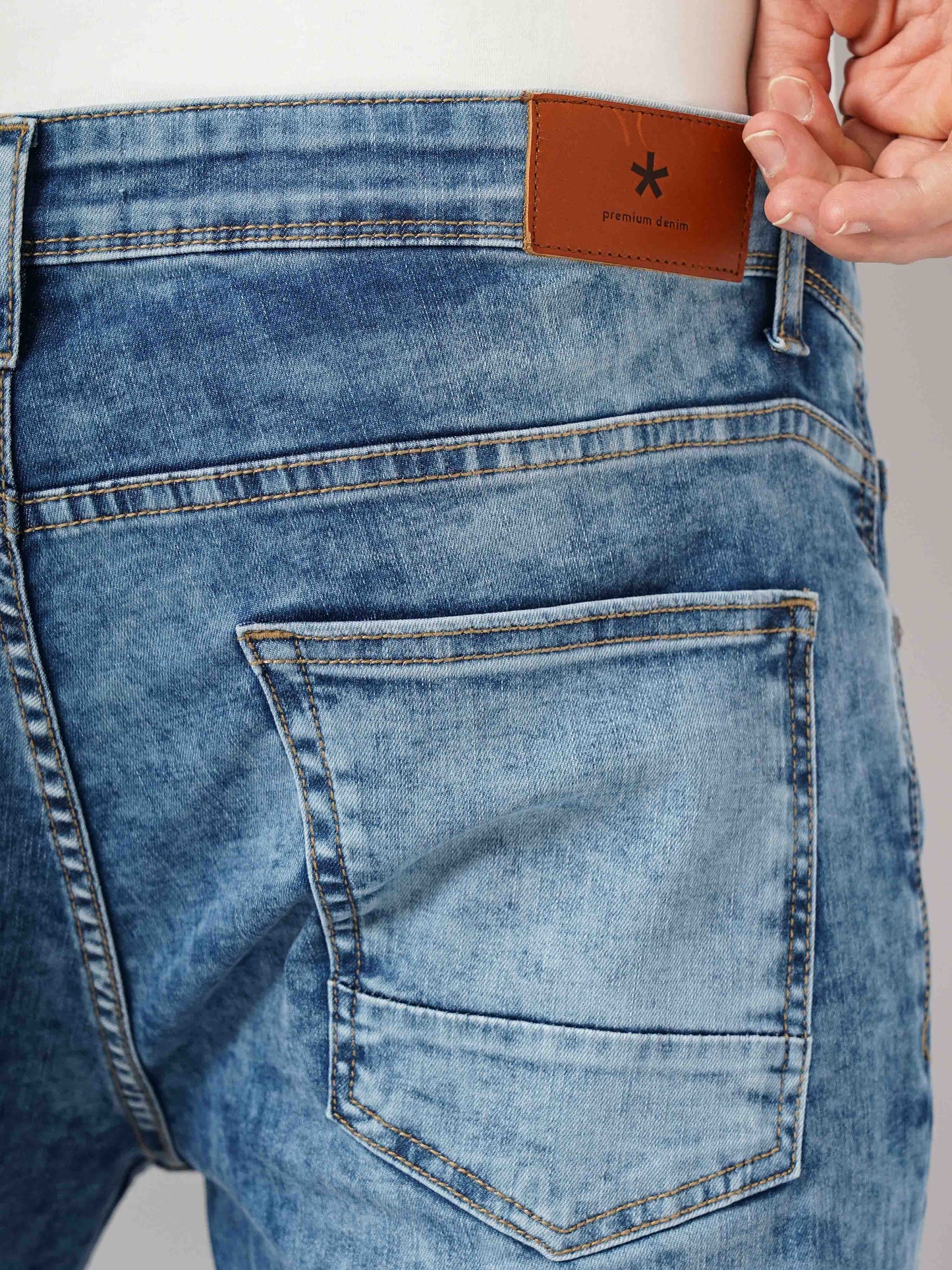 Celio* Cotton Skinny Fit Blue Jean