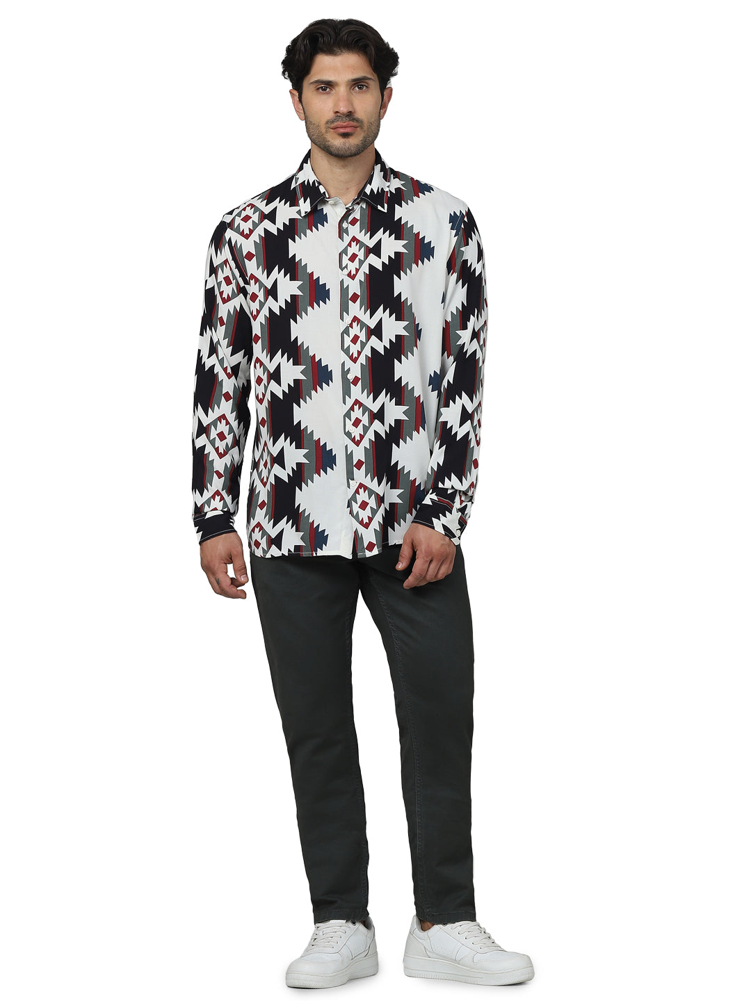 Celio* Cotton Slim Fit Olive Jean