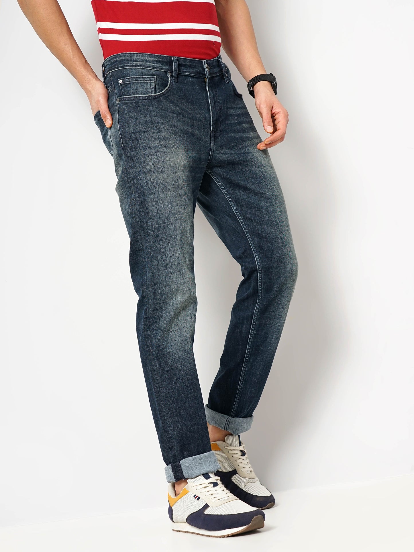 Celio* Cotton Slim Fit Blue Jean