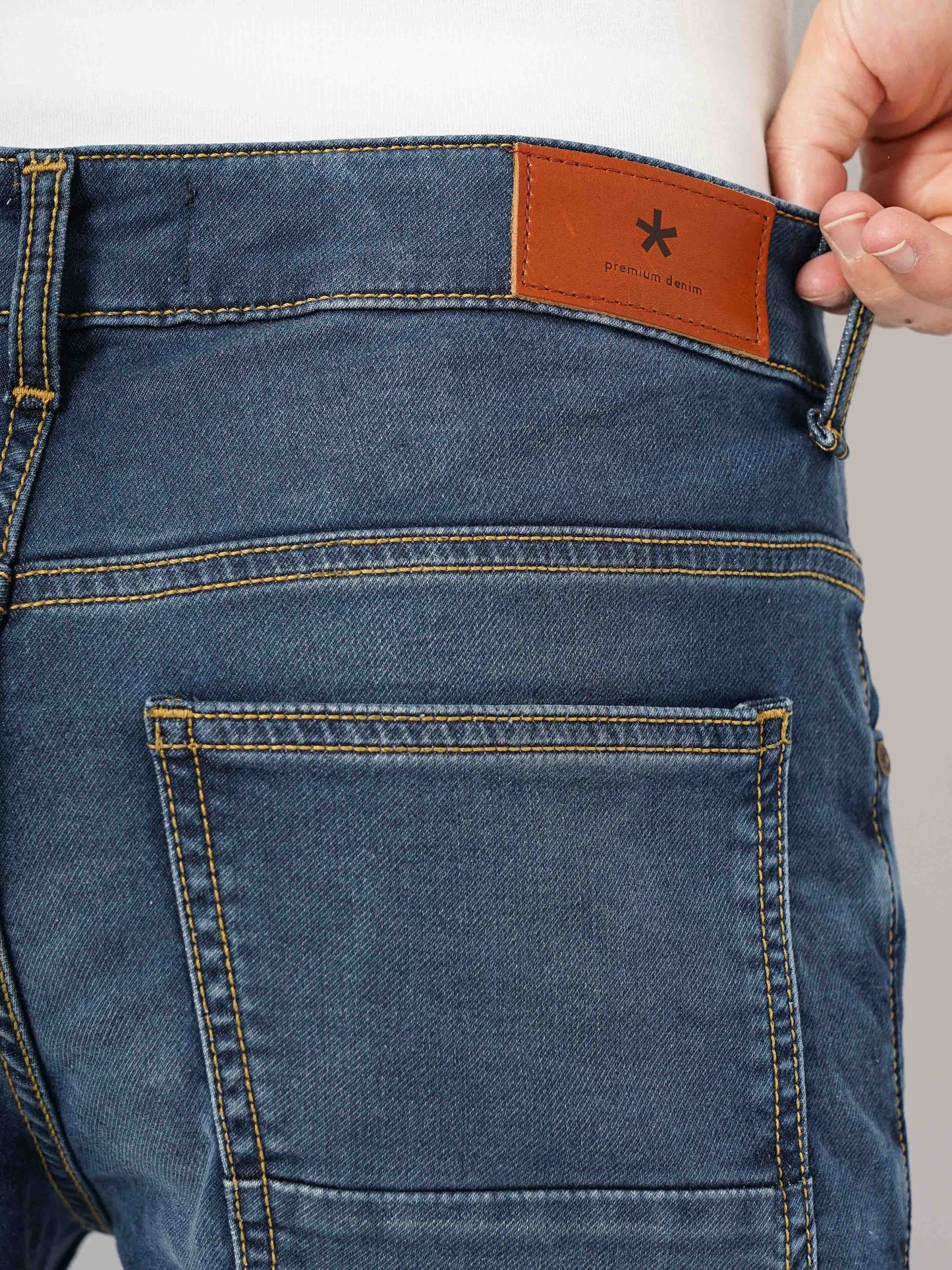 Celio* Cotton Skinny Fit Blue Jean