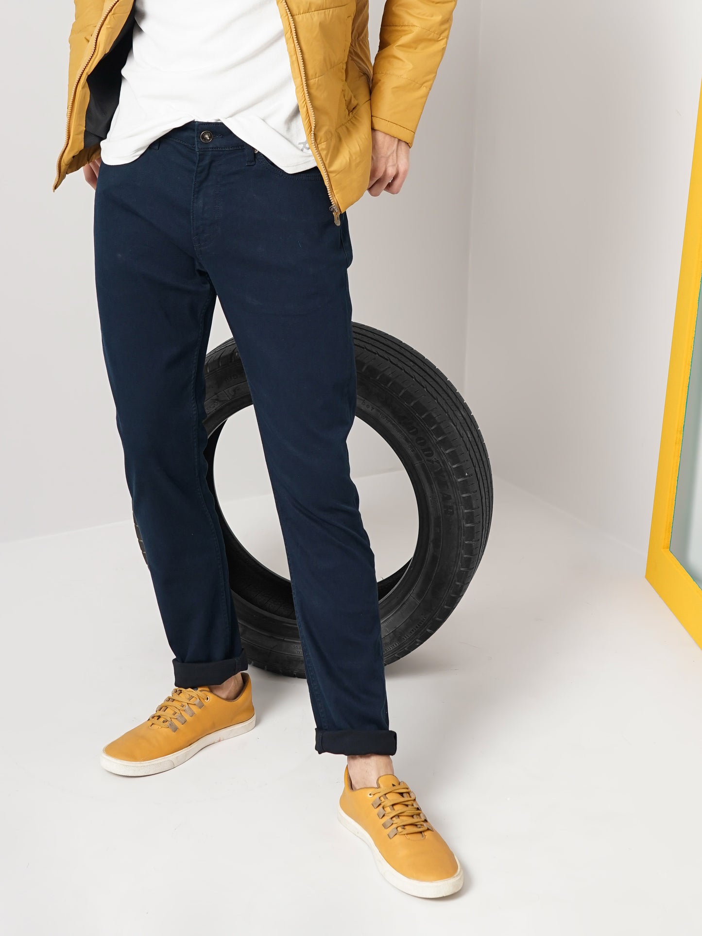 Celio* Cotton Slim Fit Blue Jean