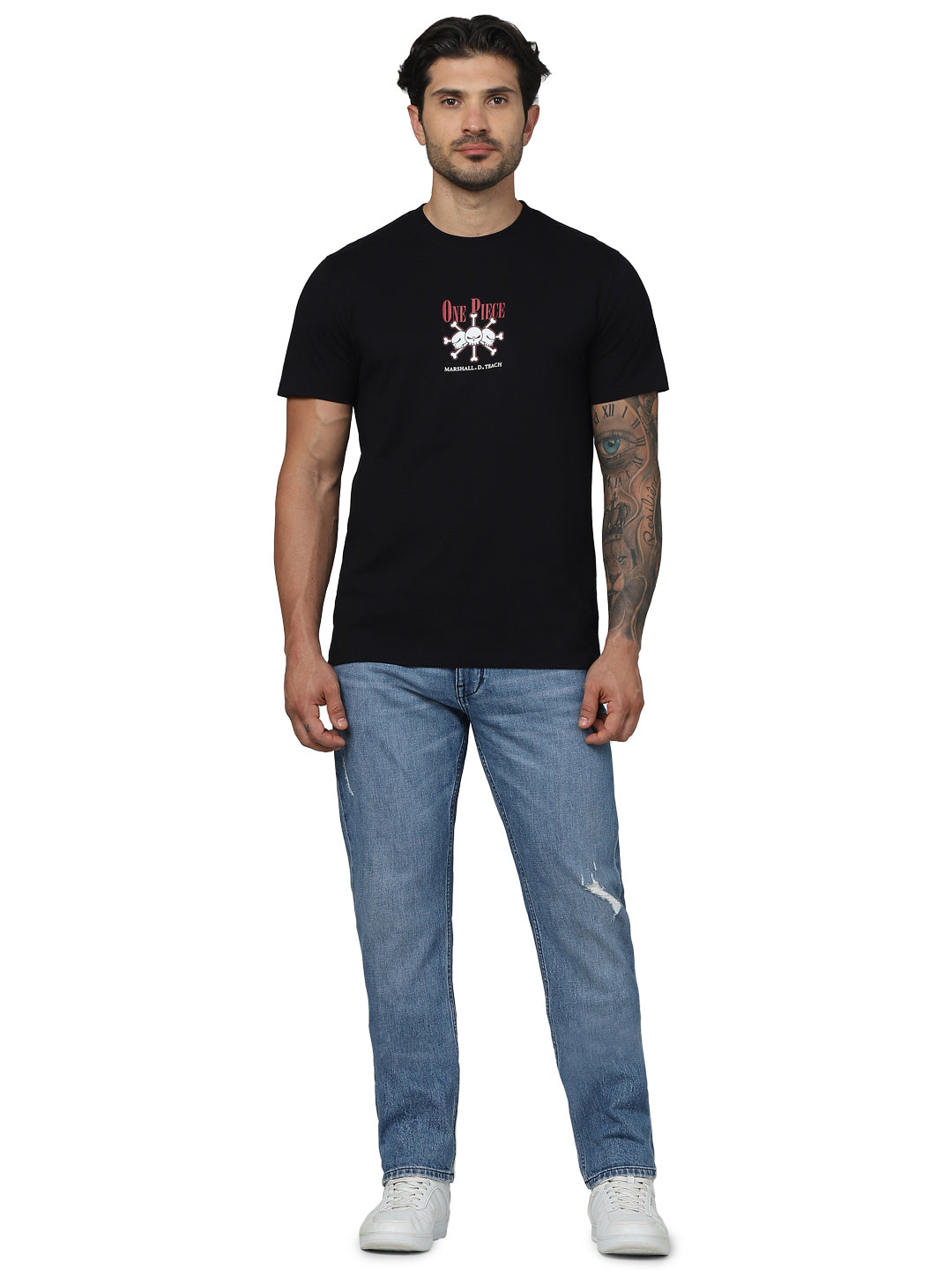 Celio* Cotton Straight Slim Fit Blue Jean