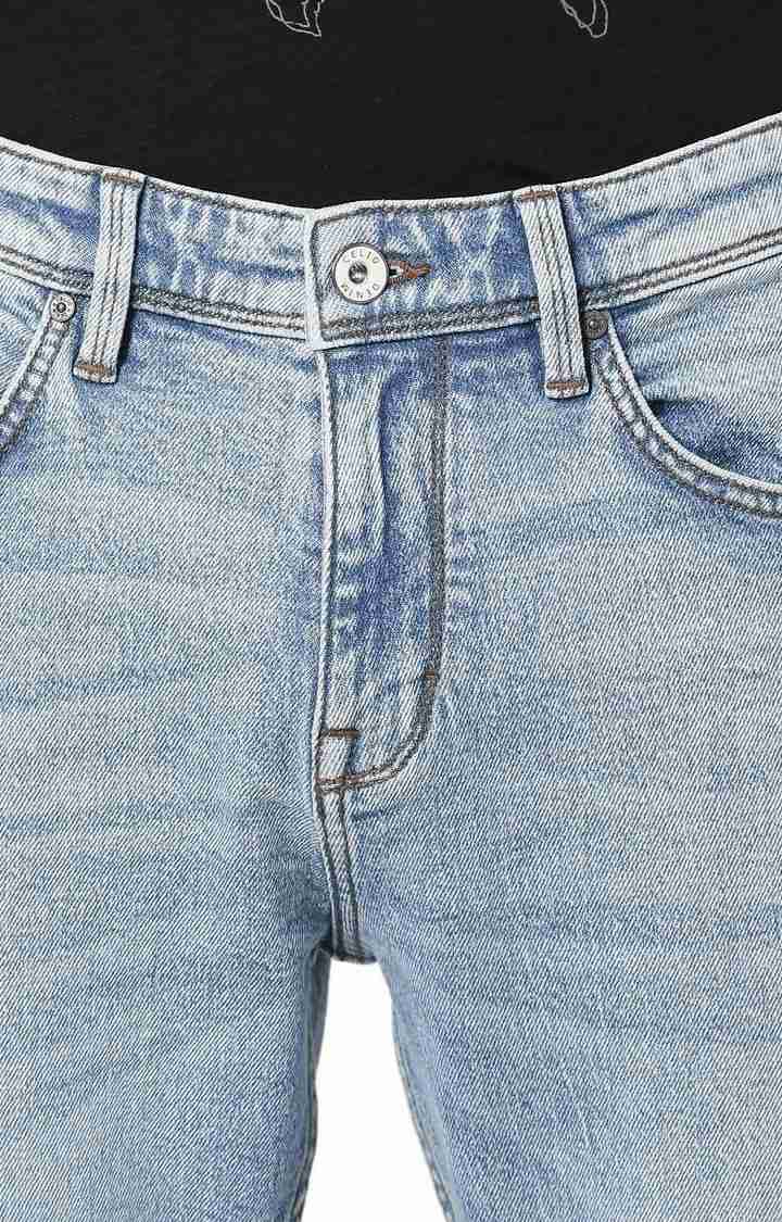 Celio* Cotton-Blend Slim Fit Blue Jean