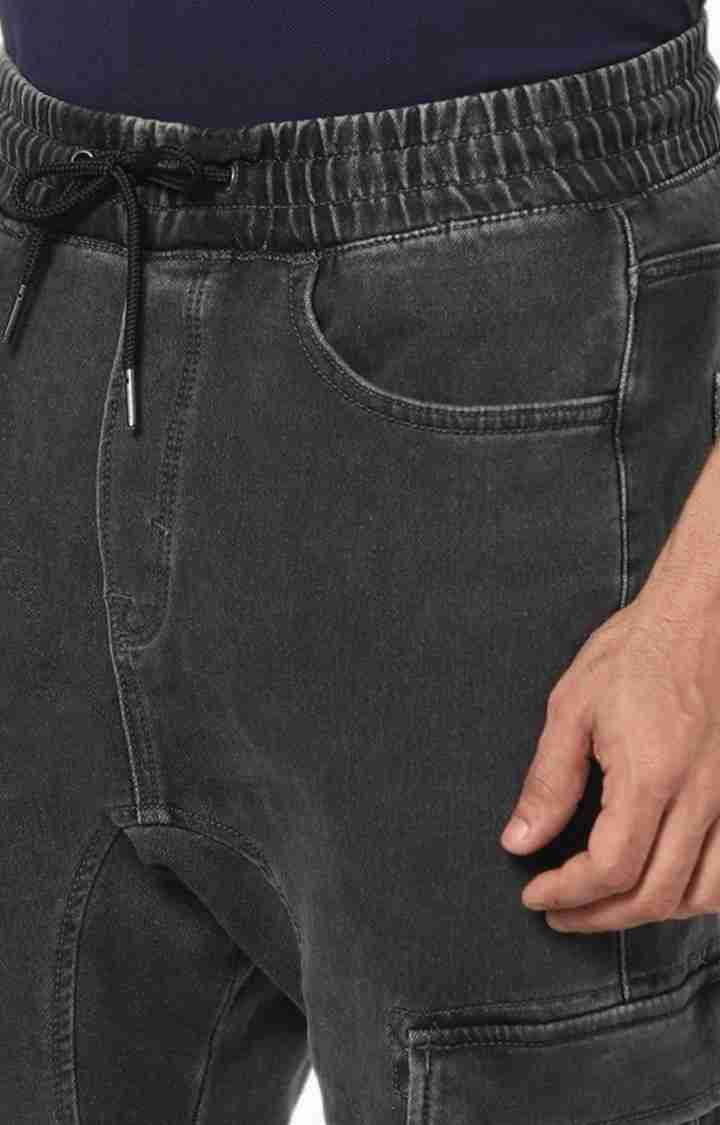 Celio* Cotton Slim Fit Black Jean