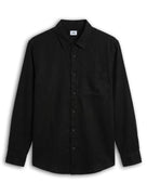 Regular Fit 100% Linen T-Shirt - Black
