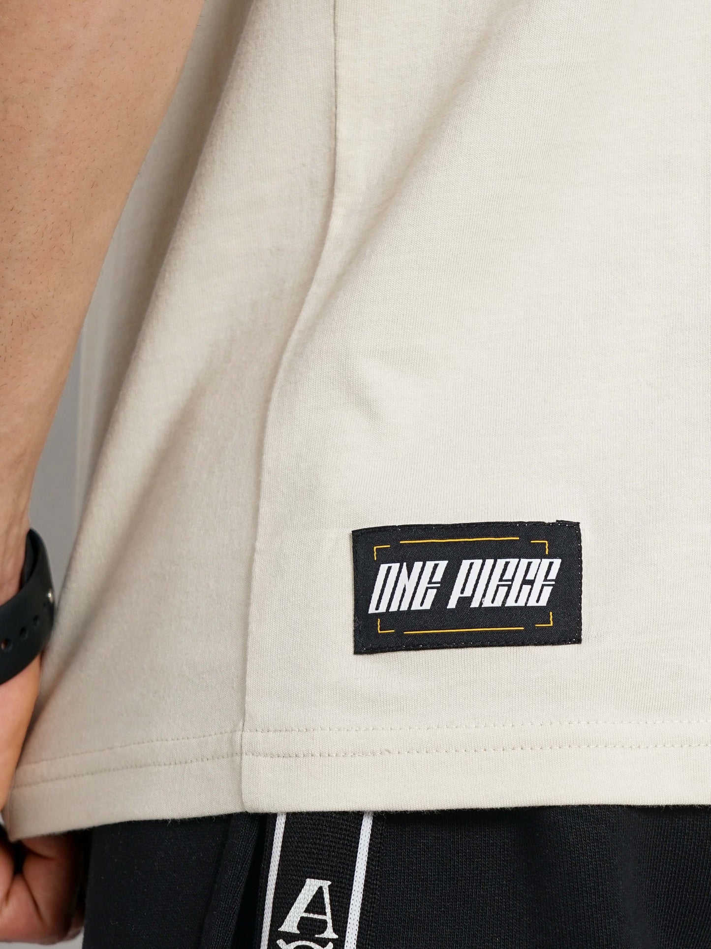 Celio* One - Piece Regular Fit Cotton Beige T-Shirt