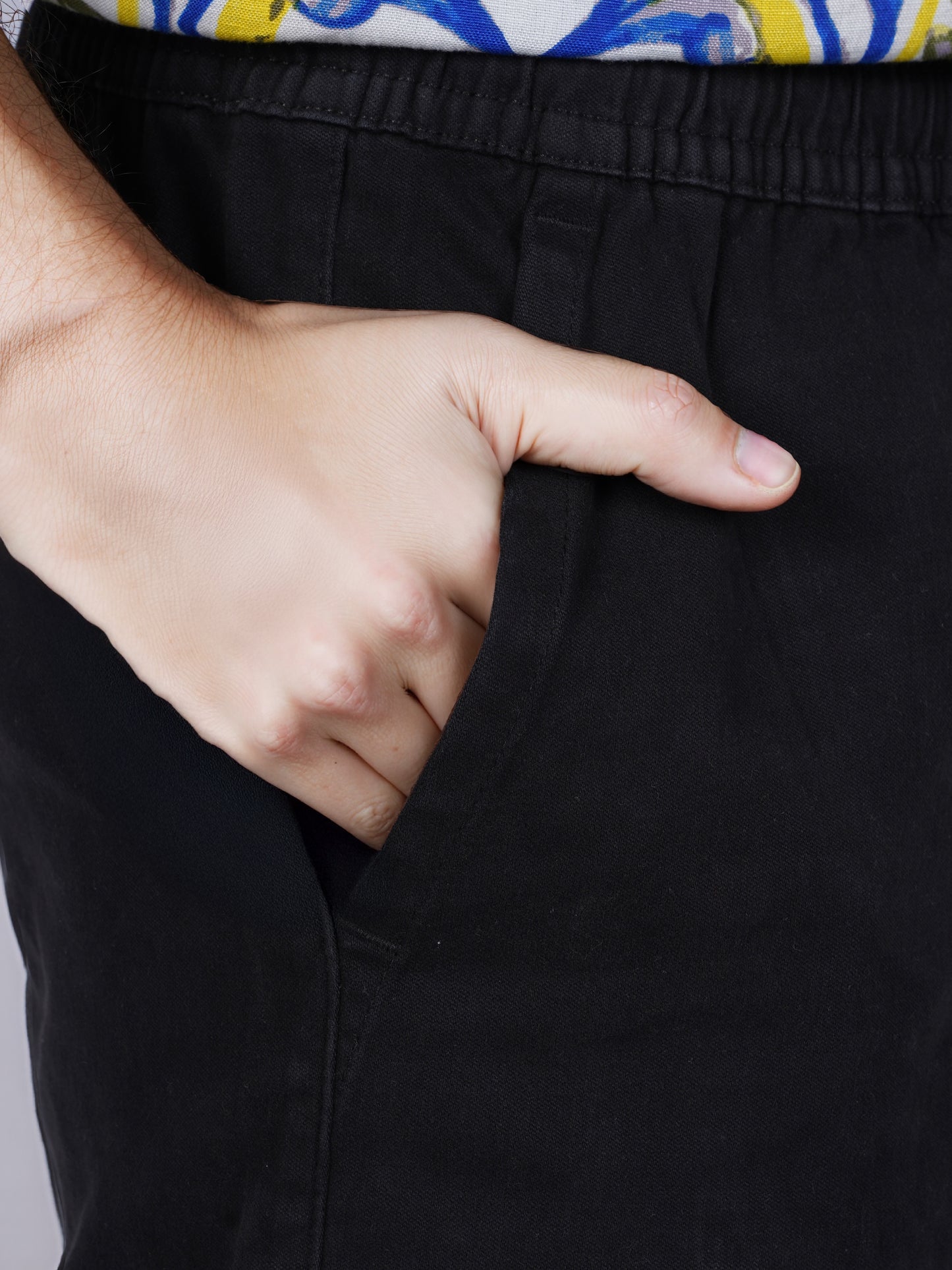 Celio* Cotton Regular Fit Black Cargo