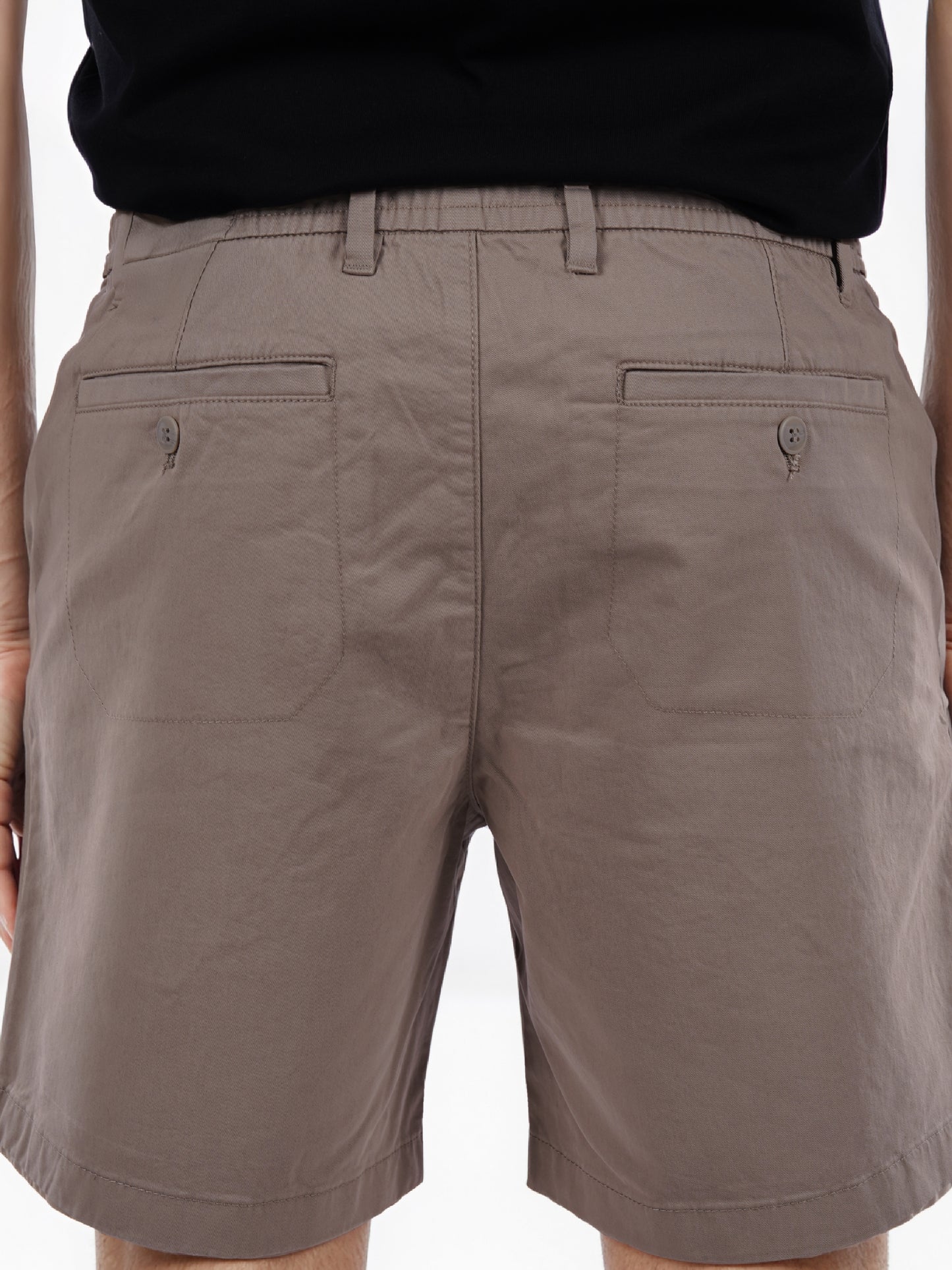 Celio* Cotton Regular Fit Beige Bermuda