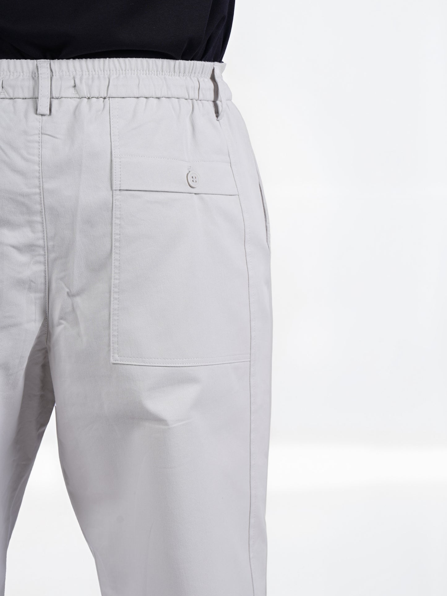 Celio* Men Grey Solid Slim Fit Polyester Cargo