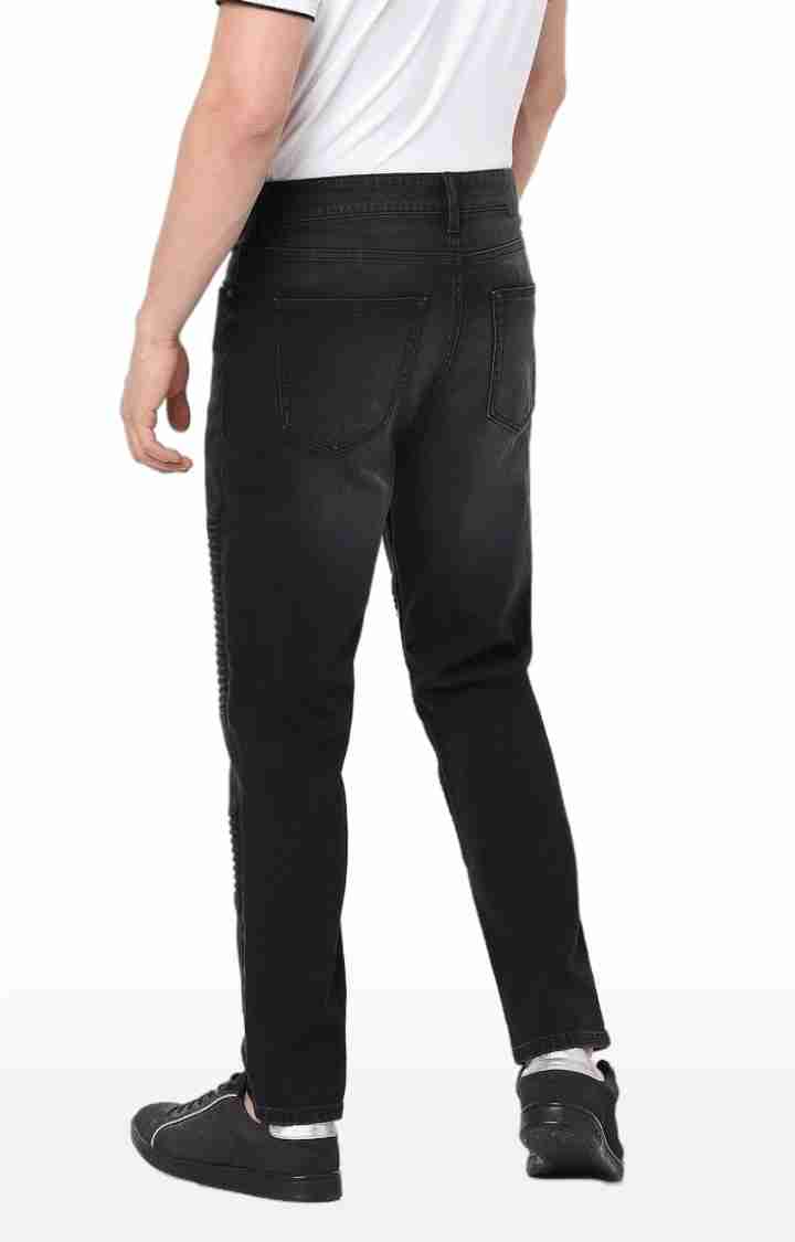 Celio* Textured Jogger Fit Black Jean