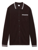 Regular Fit 100% Cotton Polo Collar T-Shirt - Brown
