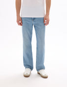 Loose Fit 100% Cotton Jeans - Bleached