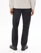 Loose Fit 100% Cotton Jeans - Washed Black