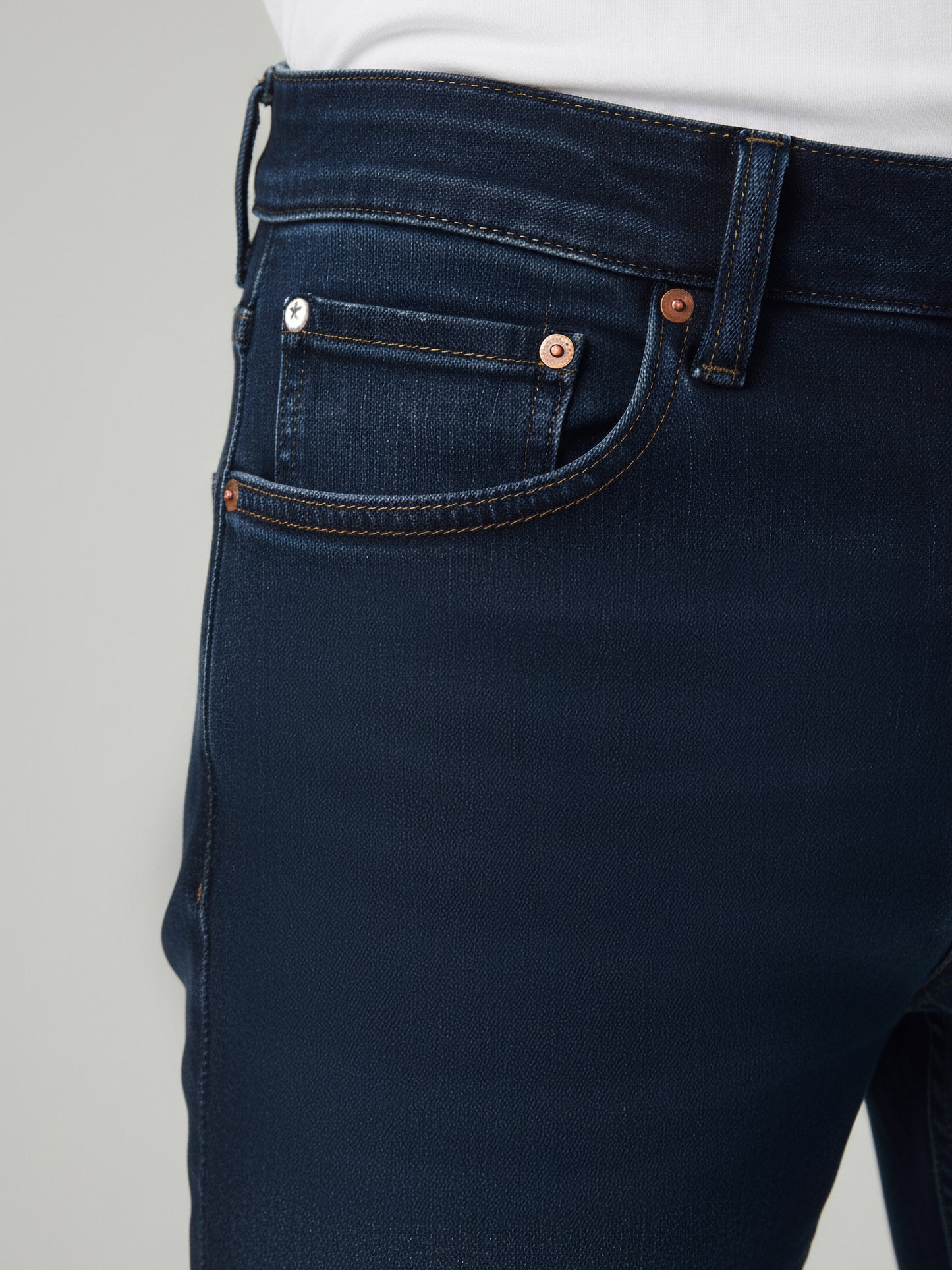 Celio* Men Blue Solid Slim Fit Cotton Jeans