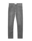 Slim Fit Poly Cotton Twill Jeans - Grey