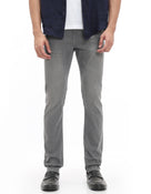 Slim Fit Poly Cotton Twill Jeans - Grey