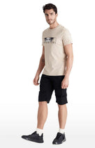 Regular Fit 100% Cotton Shorts - Black