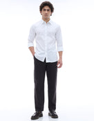 Regular Fit Cotton Regular Collar Shirt - White