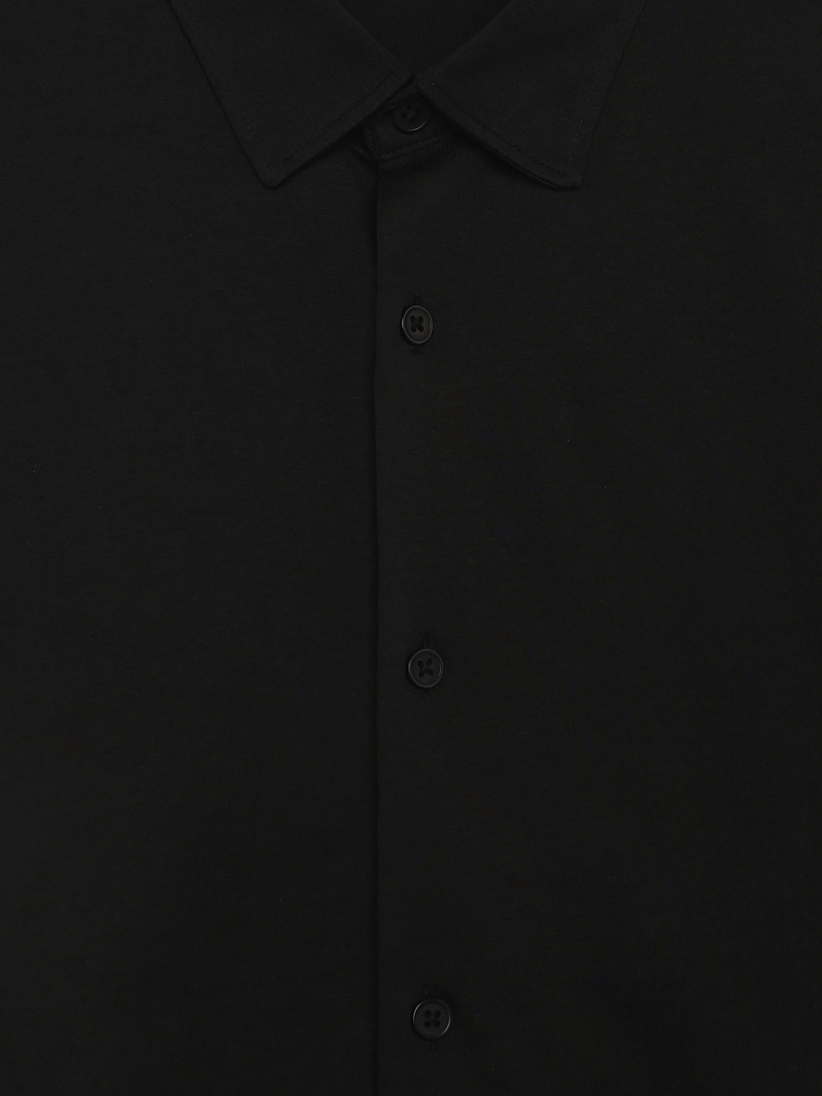 Regular Fit 100% Cotton Shirt - Black