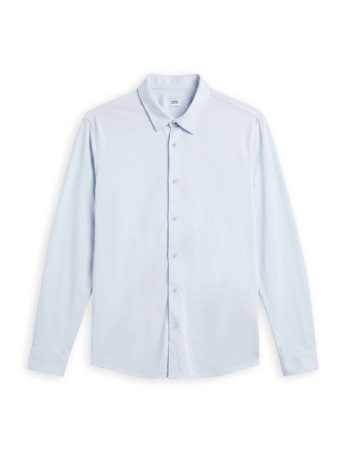 Regular Fit 100% Cotton Shirt - Blue
