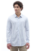 Regular Fit 100% Cotton Shirt - Blue