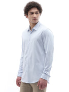 Regular Fit 100% Cotton Shirt - Blue