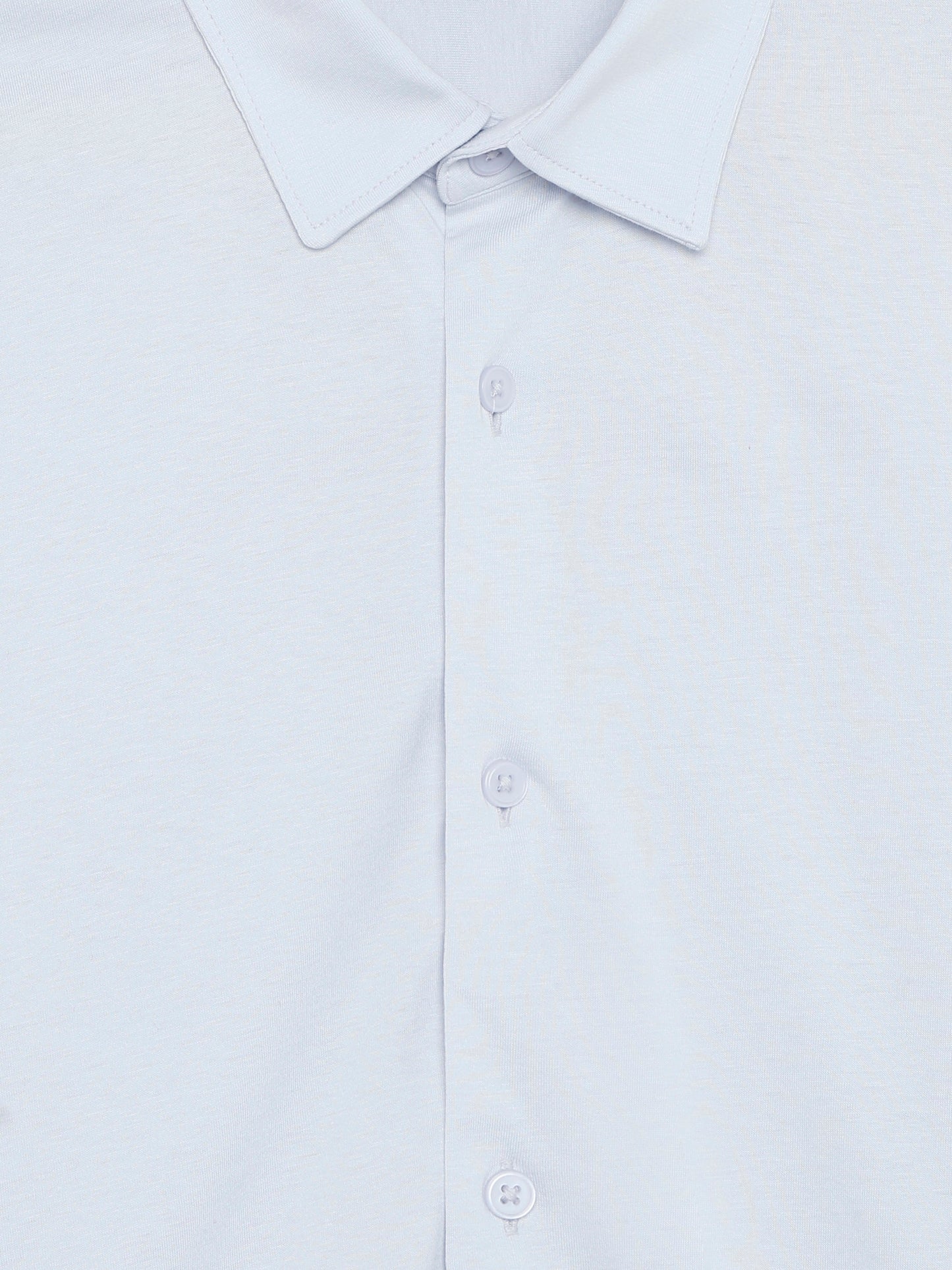 Regular Fit 100% Cotton Shirt - Blue