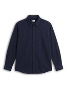 Regular Fit 100% Cotton Shirt - Navy Blue