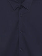 Regular Fit 100% Cotton Shirt - Navy Blue