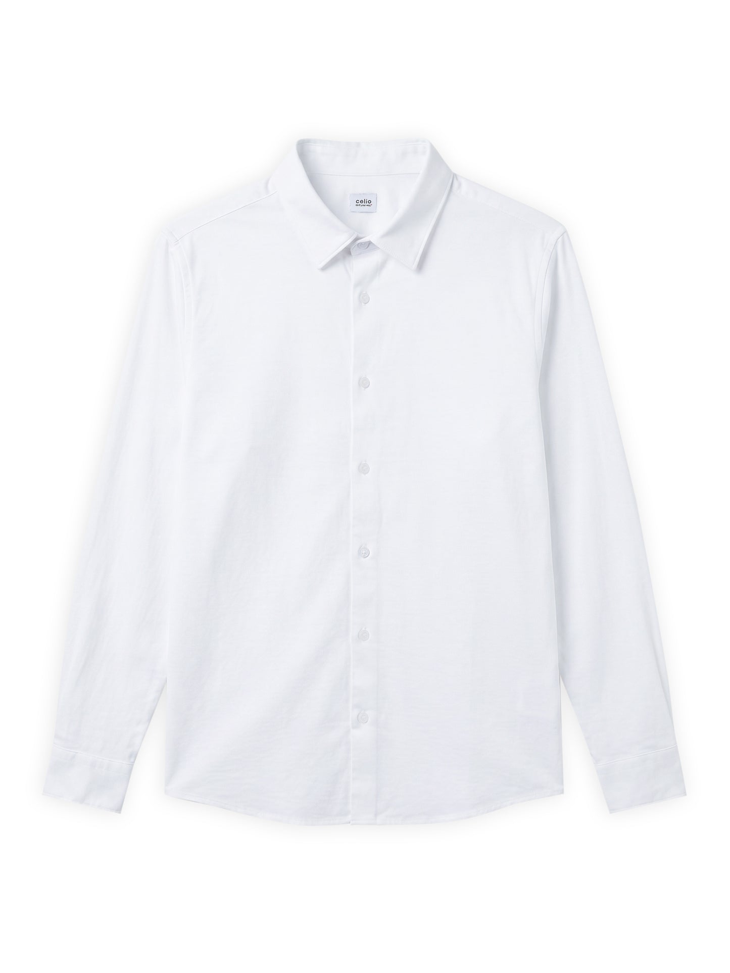 Regular Fit 100% Cotton Shirt - White