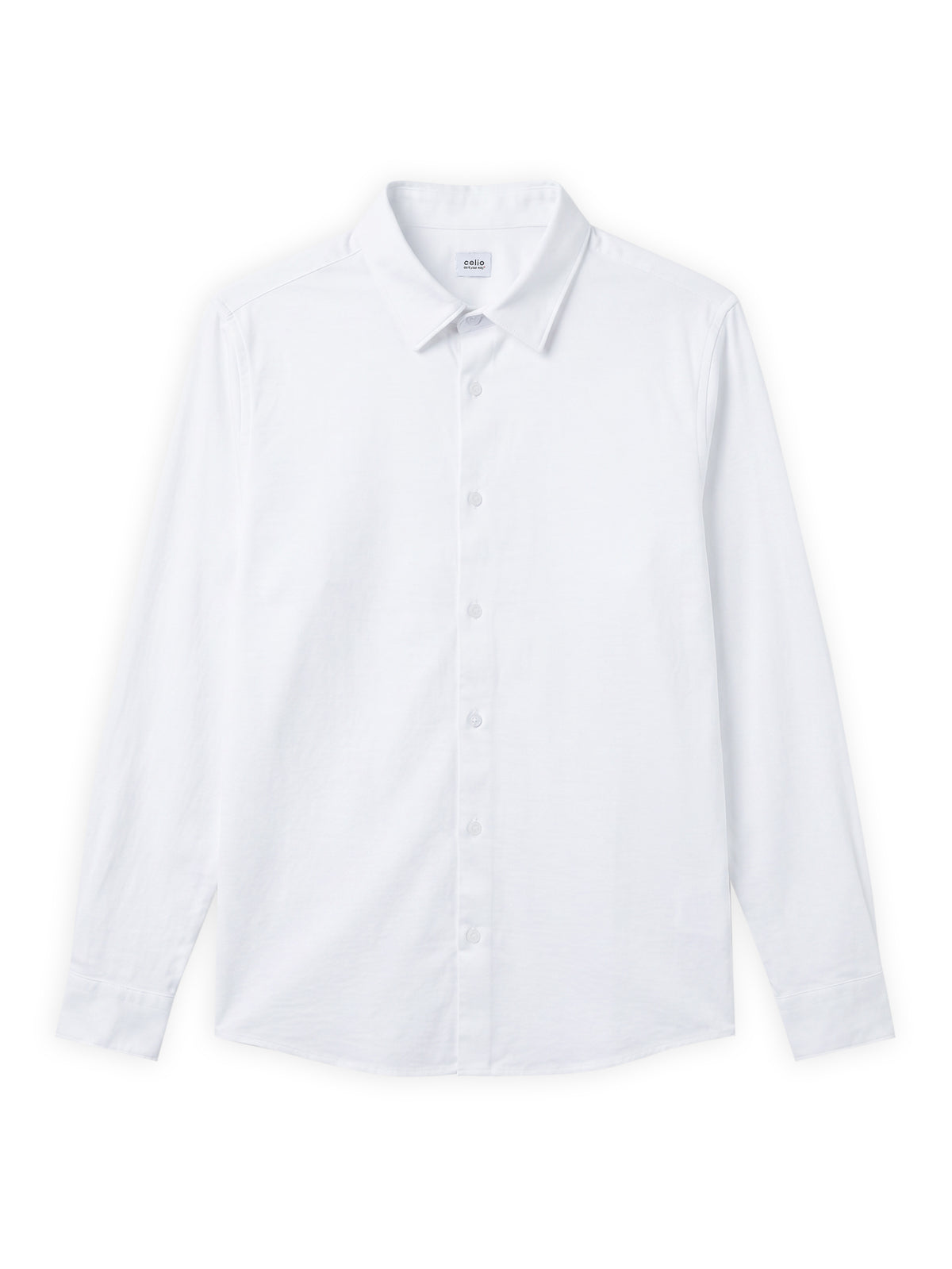 Regular Fit 100% Cotton Shirt - White