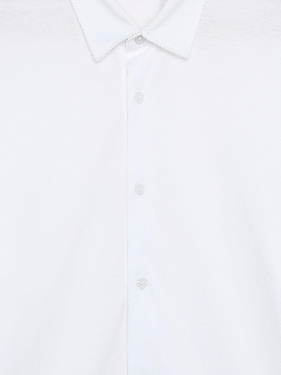 Regular Fit 100% Cotton Shirt - White