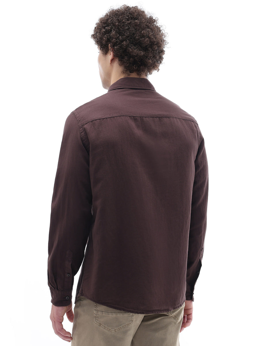 Regular Fit Shirt - Brown