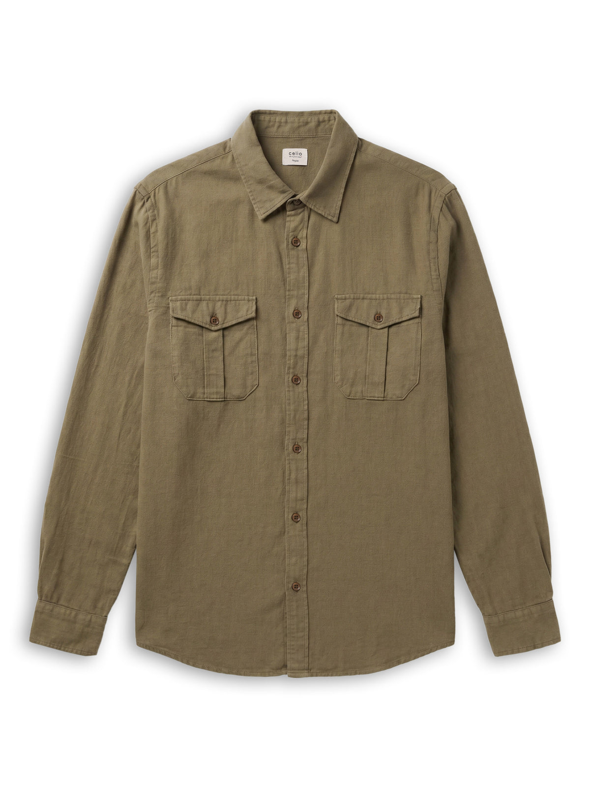 Regular Fit Shirt - Olive Green