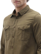 Regular Fit Shirt - Olive Green