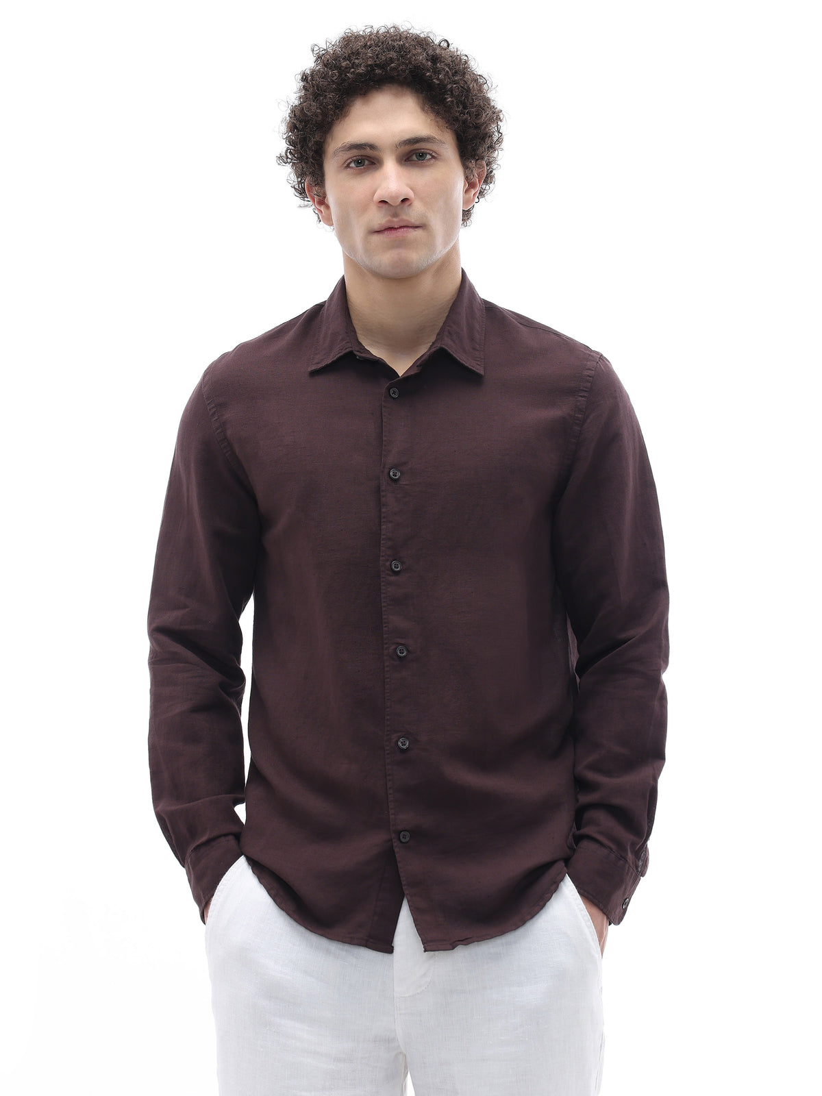 Regular Fit Shirt - Brown