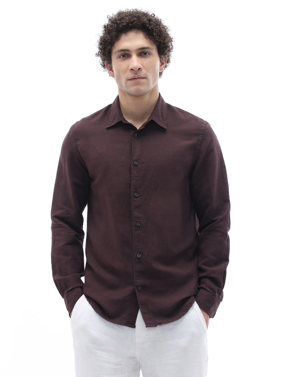 Regular Fit Shirt - Brown