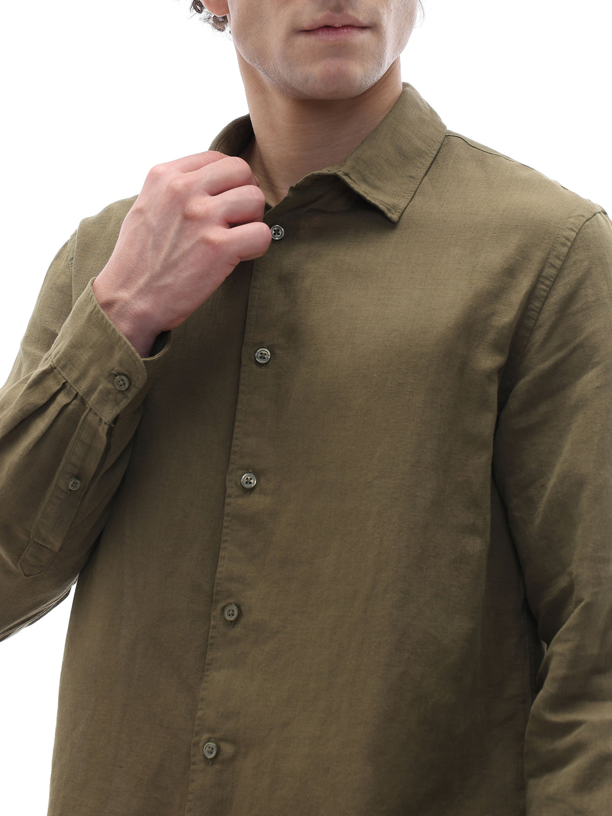 Regular Fit Shirt - Olive Green
