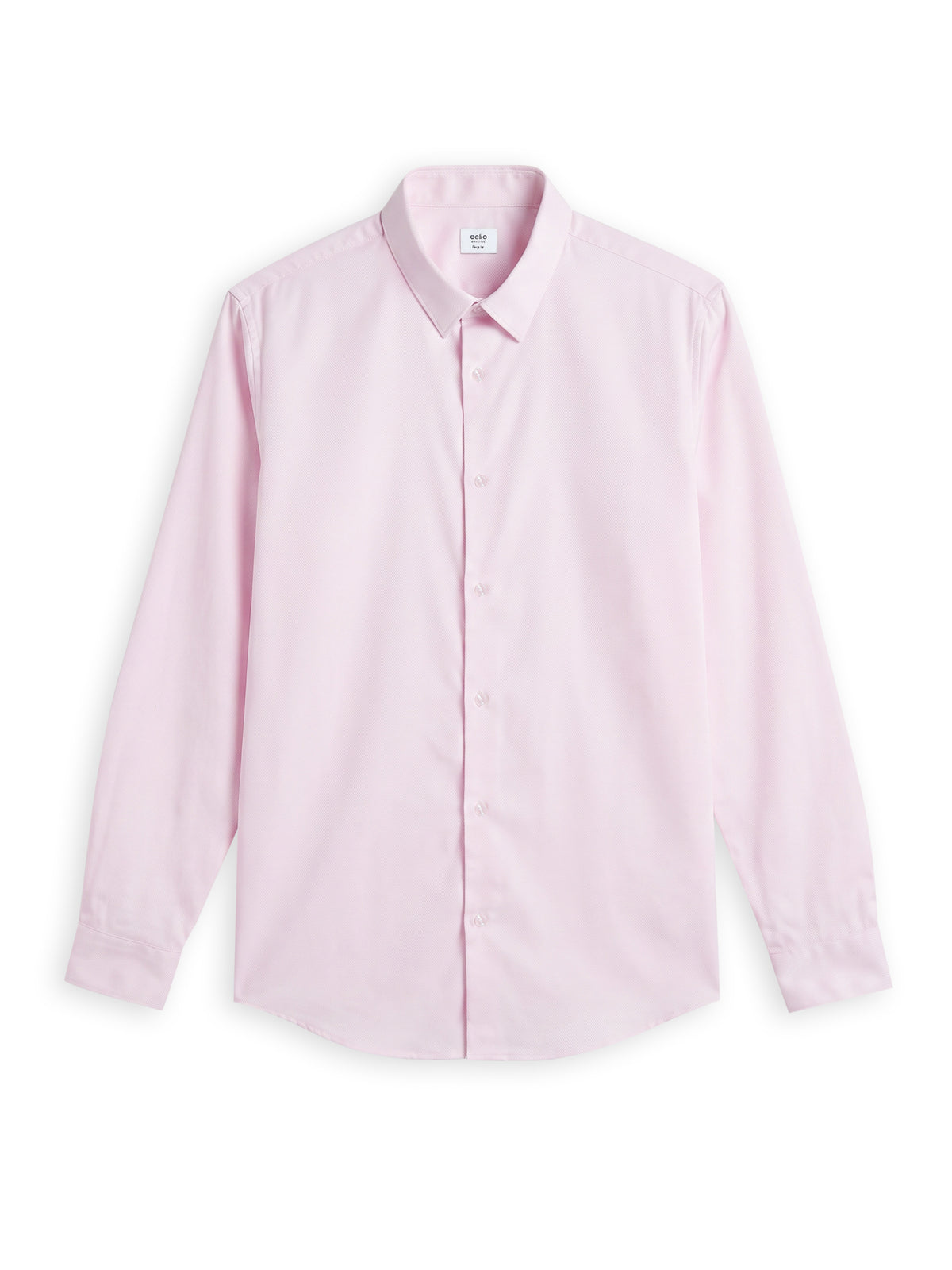 Slim Fit 100% Cotton Shirt - Pink