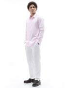 Slim Fit 100% Cotton Shirt - Pink