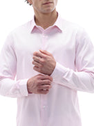 Slim Fit 100% Cotton Shirt - Pink