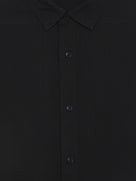 Regular Fit 100% Cotton Textured Shirt - Black
