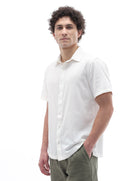 Regular Fit Textured Shirt - Off White