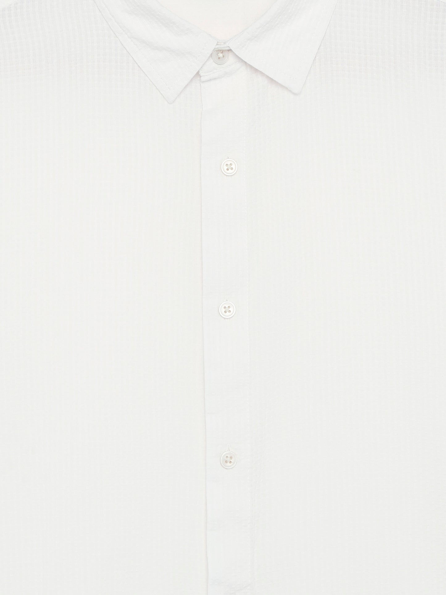 Regular Fit Textured Shirt - Off White