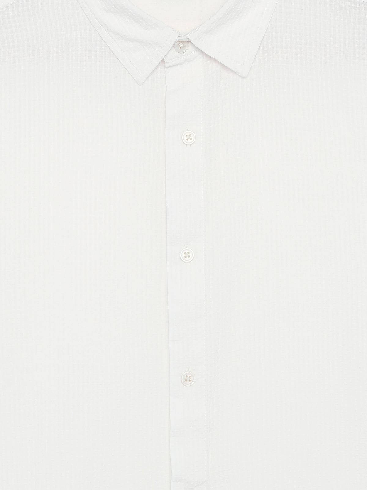 Regular Fit Textured Shirt - Off White