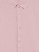 Regular Fit 100% Cotton Textured Shirt - Purple