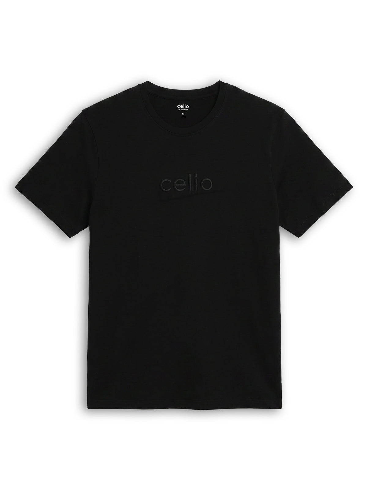 Regular Fit 100% Cotton T-Shirt - Black